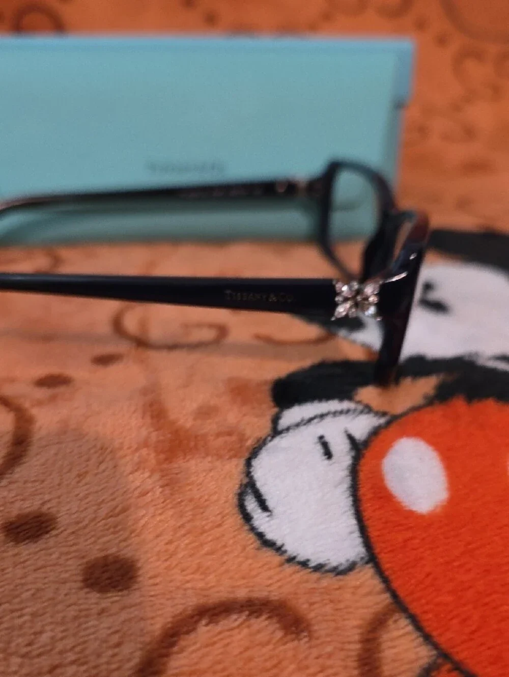 Authentic Tiffany & Co. Black Rectangular Women's Optical Glasses